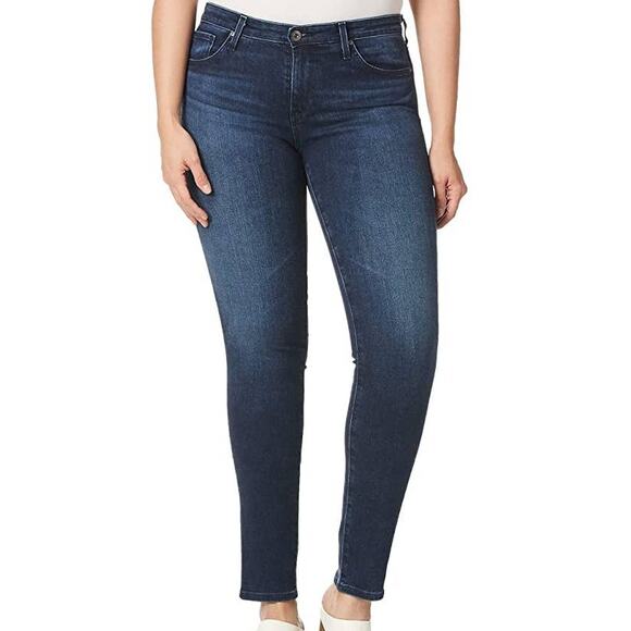 AG Adriano Goldschmied NWT Prima Cigarette Leg Mid Rise Harmony Jeans Size 26R - Picture 1 of 11